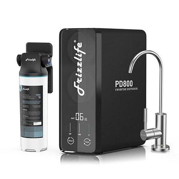 Frizzlife 800GPD Reverse Osmosis Water Filter System