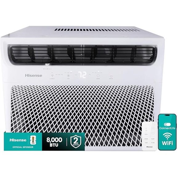 Hisense 8,000 BTU Smart Window AC with 3 Modes