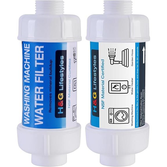 inline scale water filter