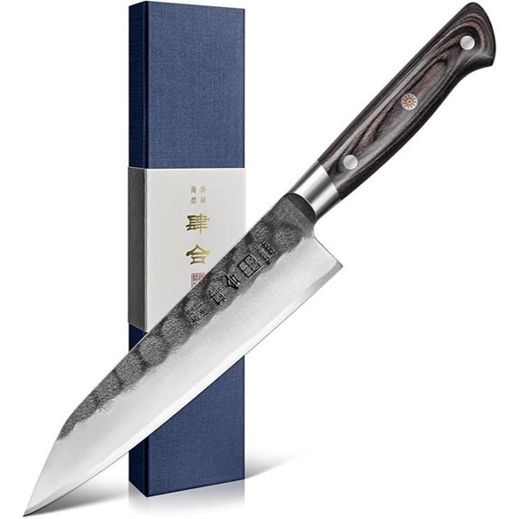 Japanese Forged Chef Knife with Pakkawood Handle