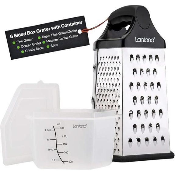 Lantana Cheese Grater with Container and Lid