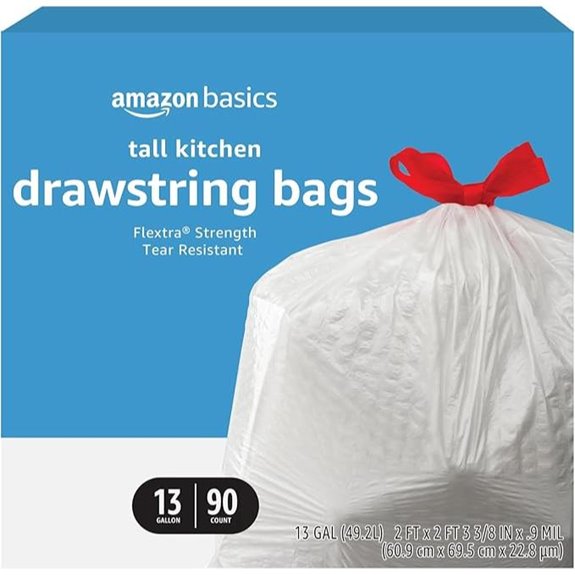 Amazon Basics Tall Kitchen Trash Bags (90 Count)