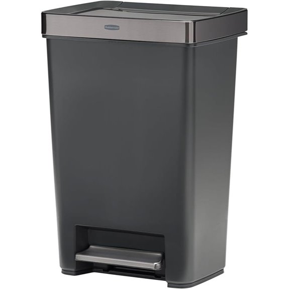 Rubbermaid Premier Step-On Trash Can 12.4 Gallon