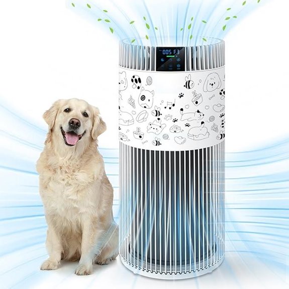 Large Room Air Purifier with Washable Filters