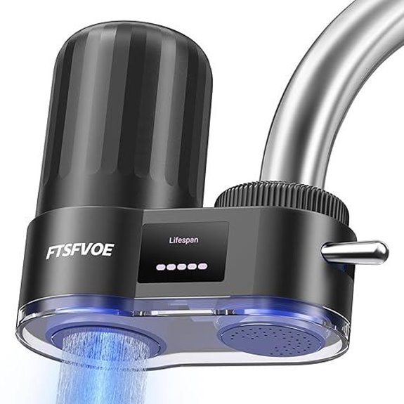 Faucet Water Filter with LED Display and UV Sterilization