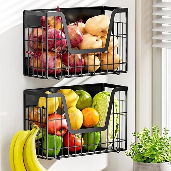 Magnetic Fridge Shelf Set for Fruits and Spices
