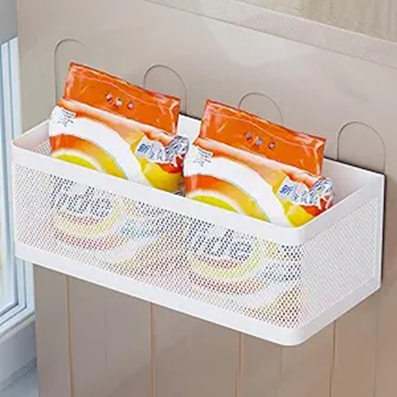 Magnetic Laundry Shelf Organizer for Refrigerator Storage