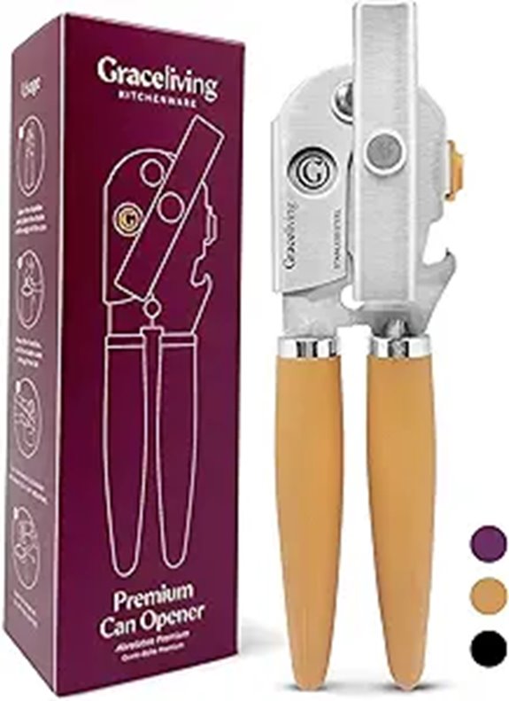 Magnetic Can and Bottle Opener with Soft Handle