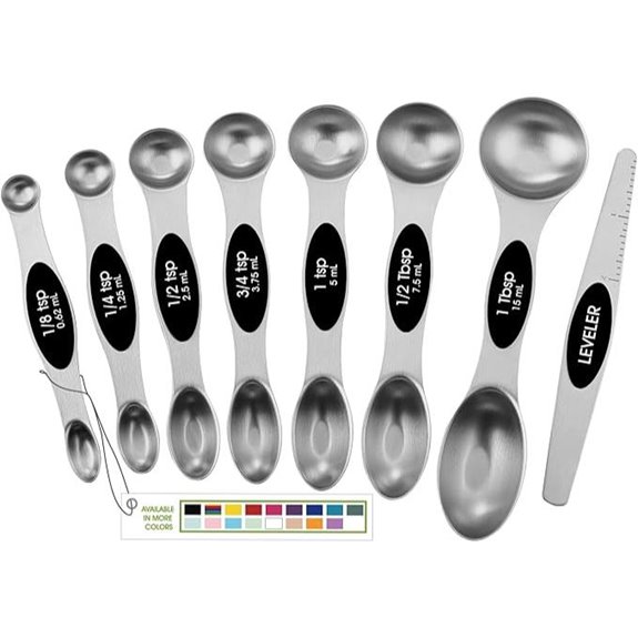 Spring Chef Magnetic Stainless Steel Measuring Spoons Set