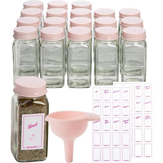 Paris Hilton 20-Piece Pink Spice Jar Set