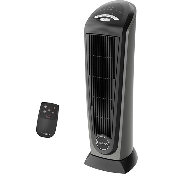 Lasko Tower Space Heater 1500W Remote Compact