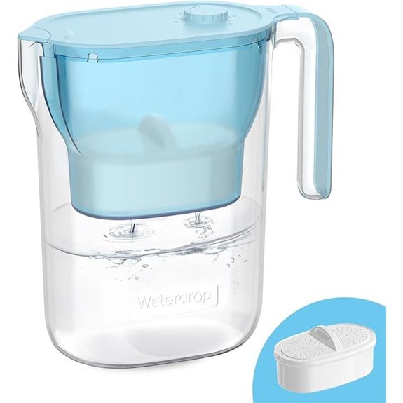 Waterdrop 7-Cup NSF Filter Pitcher Reduces Chlorine