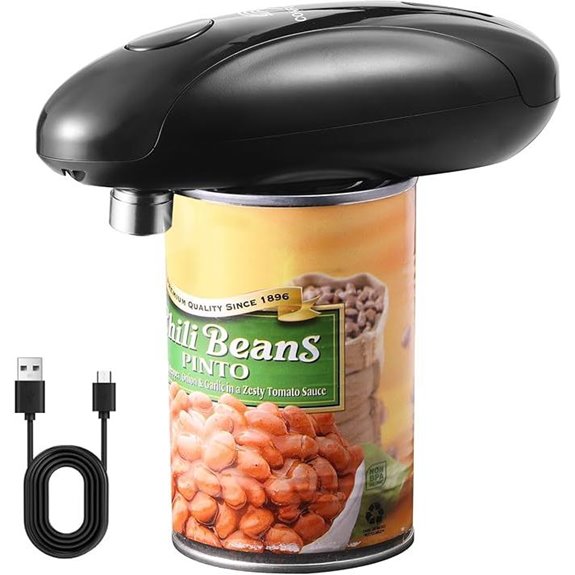 Electric Can Opener for Seniors with USB Charging