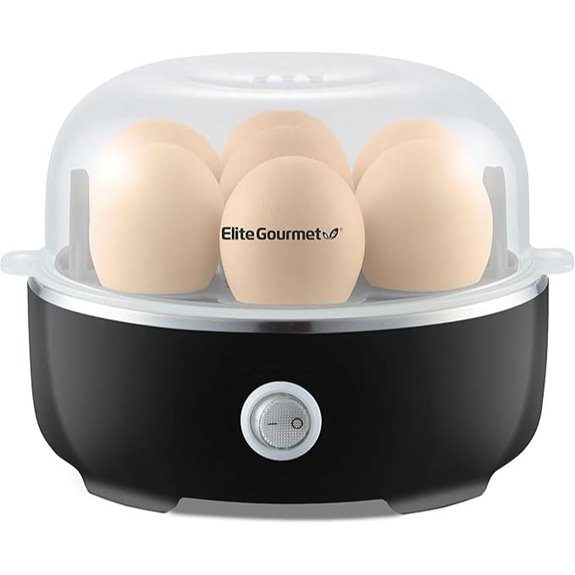 Elite Gourmet 7-Egg Electric Egg Cooker with Auto Shut-Off