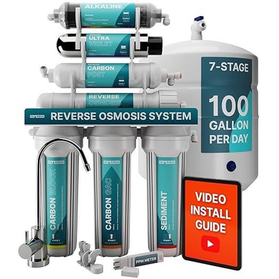 NU Aqua 7-Stage Reverse Osmosis Water Filter System