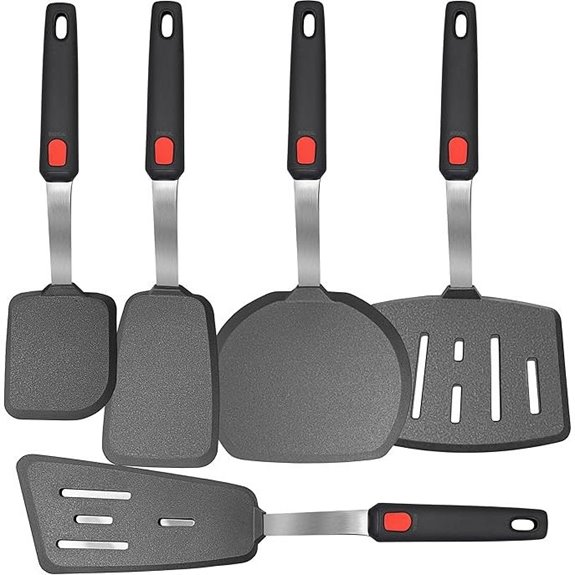 Mixed Silicone Spatula Set Heat-Resistant Dishwasher Safe