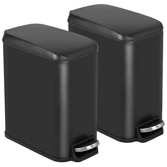 BestOffice Slim Trash Can with Lid (5L)