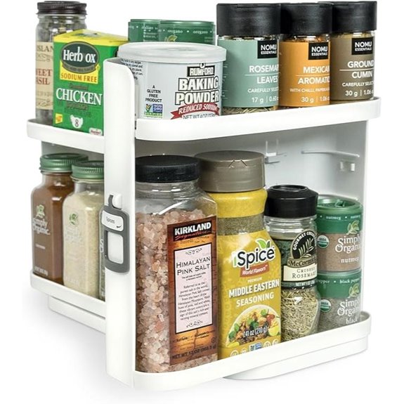 Cabinet Caddy SNAP! Spice Rack Organizer