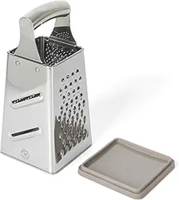 Martha Stewart Stainless Steel 4-Sided Box Grater
