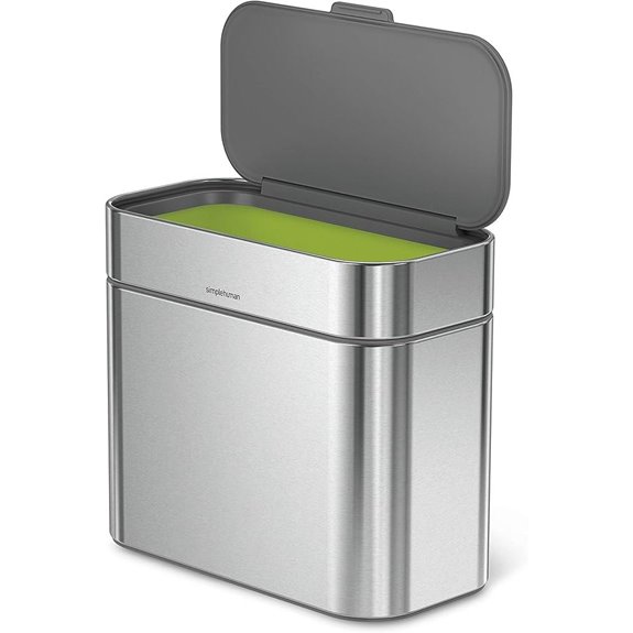 Simplehuman 4L Compost Caddy in Stainless Steel