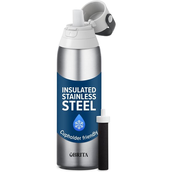 Brita Stainless Steel Filter Water Bottle (20 oz)