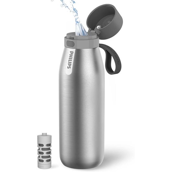 Philips Stainless Steel Water Bottle with Filter