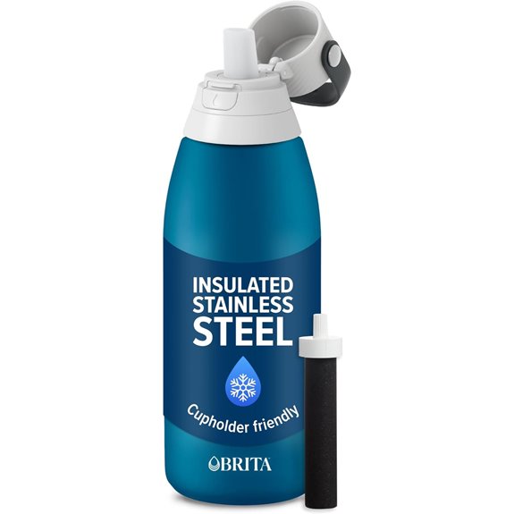 Brita Stainless Steel Filter Water Bottle 32 oz