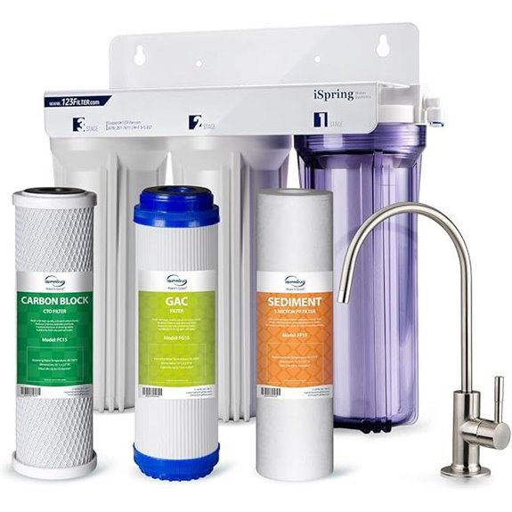 iSpring US31 3-Stage Tankless Water Filtration System