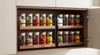 top cabinet spice storage