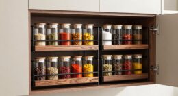 top cabinet spice storage