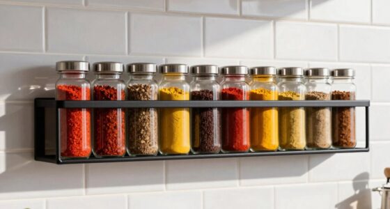 top wall mounted spice racks