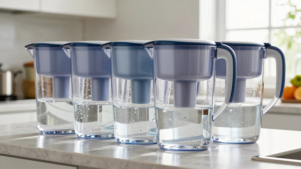top water filter pitchers