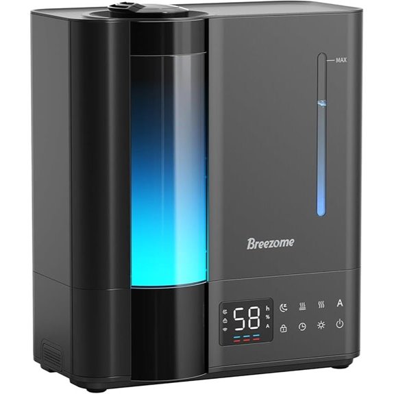 BREEZOME 8L Ultrasonic Humidifier with Essential Oil