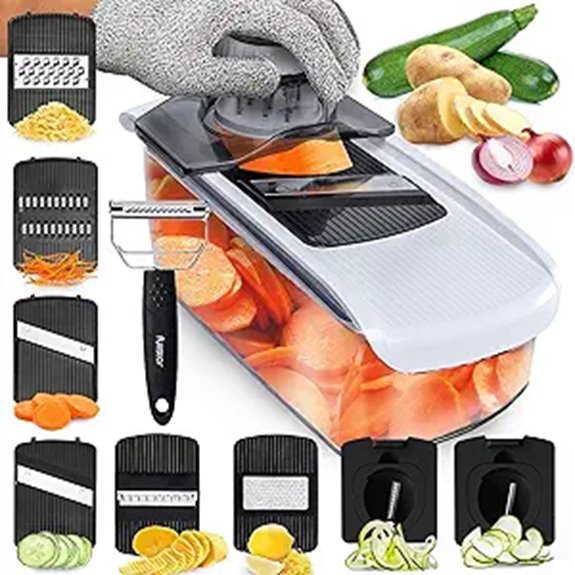 Fullstar 9-in-1 Kitchen Mandoline Slicer with Safety Glove