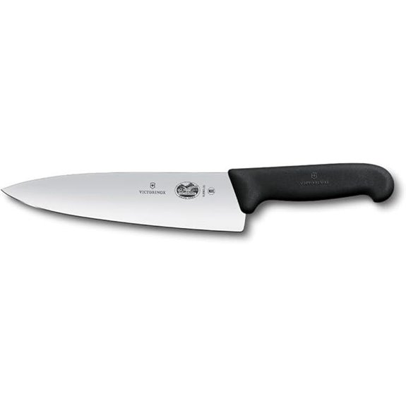 Victorinox Swiss Army 5.2063.20-X14 Fibrox Chef's Knife Black 8 in