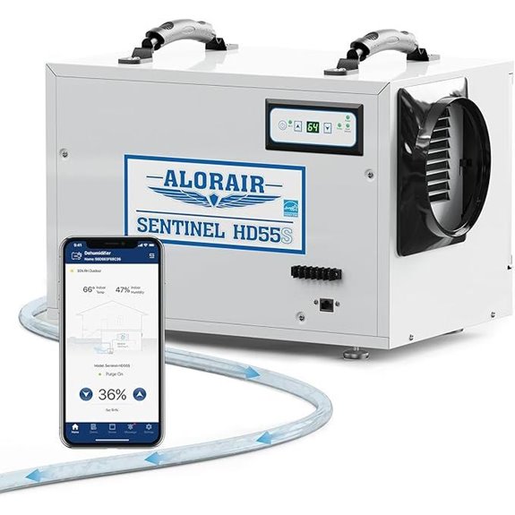 ALORAIR 120 PPD Wi-Fi Dehumidifier for Crawlspaces