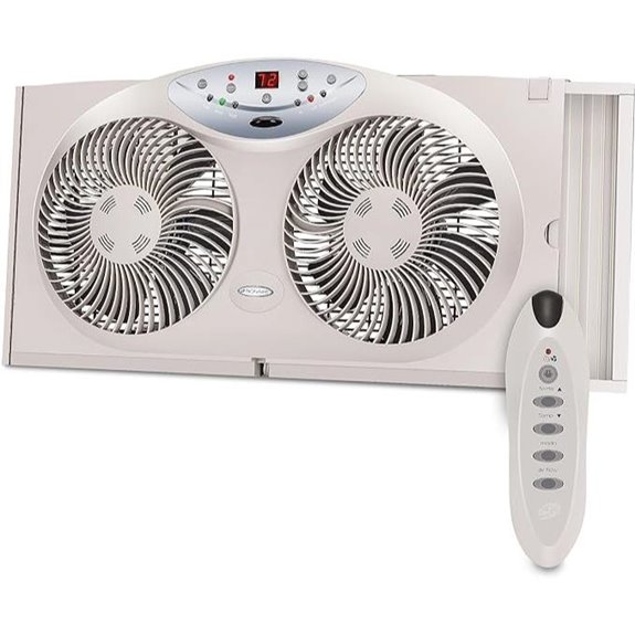 Bionaire Window Fan with Remote & Thermostat