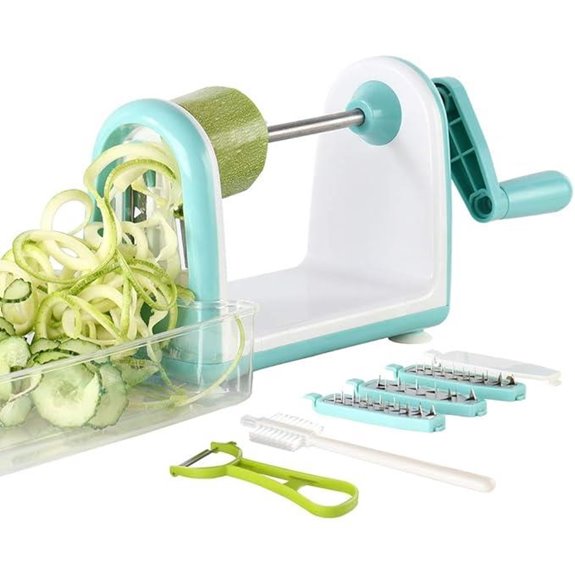 Ourokhome Zucchini Noodle Maker Spiralizer with Blades