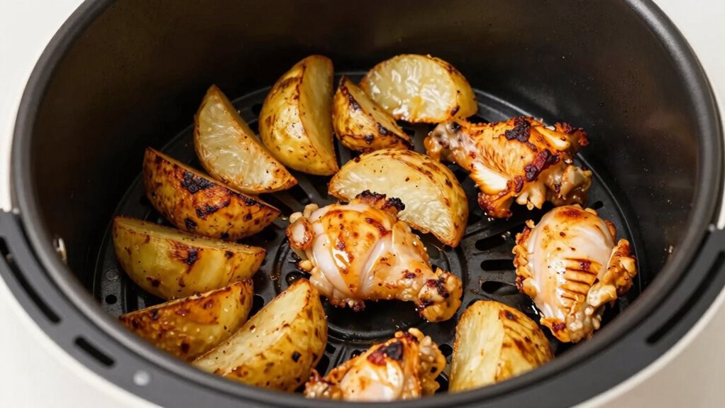 adjust cooking to prevent hot spots