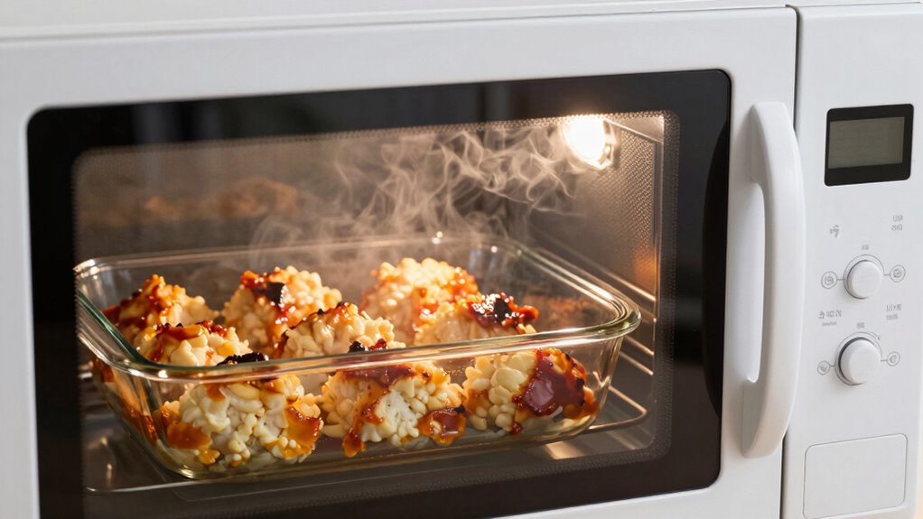 adjust microwave power for texture