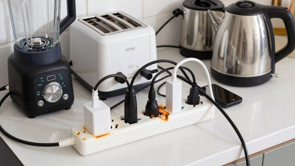 avoid overloading power strips