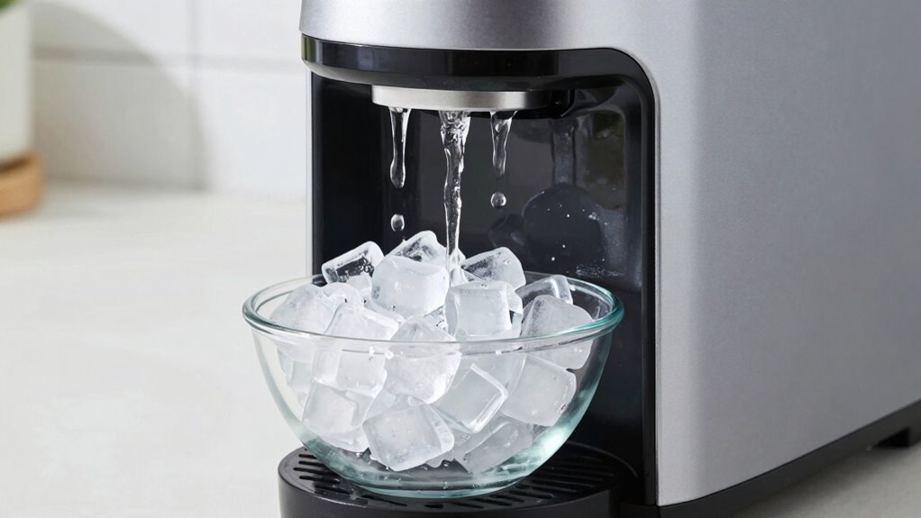 clean balanced water ensures fresh ice