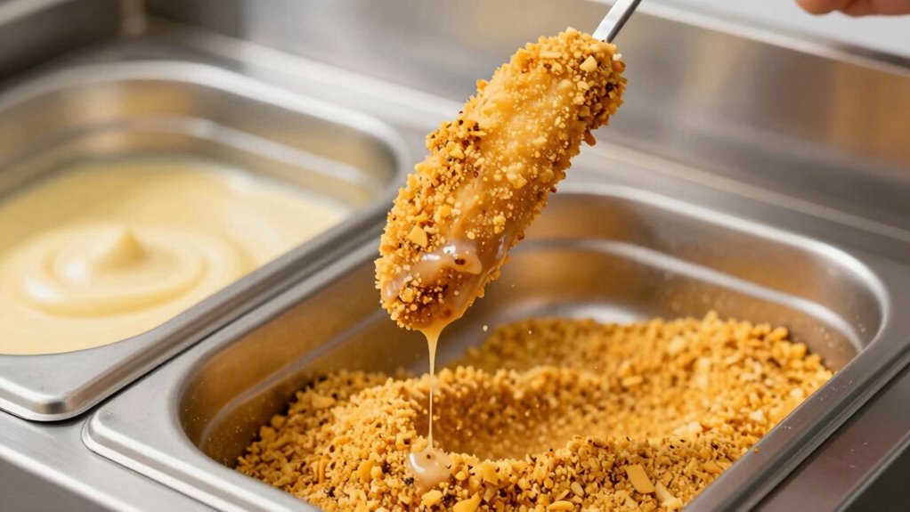 consistent organized breading technique