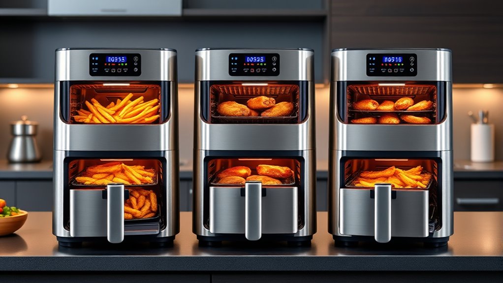 cooking capacity and features