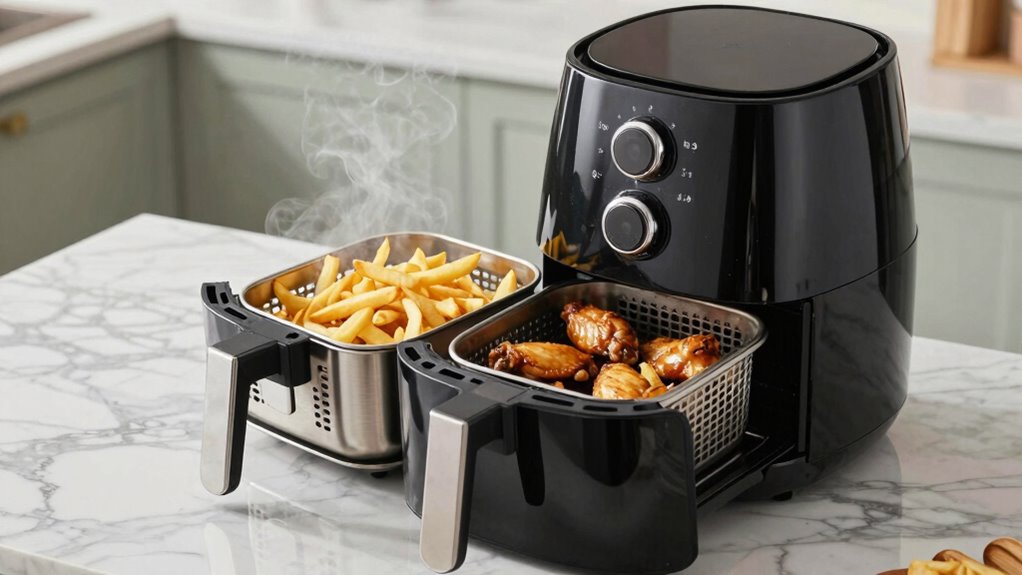 double basket cooking efficiency