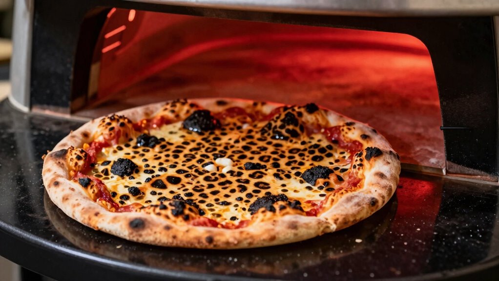 dough toppings heat control