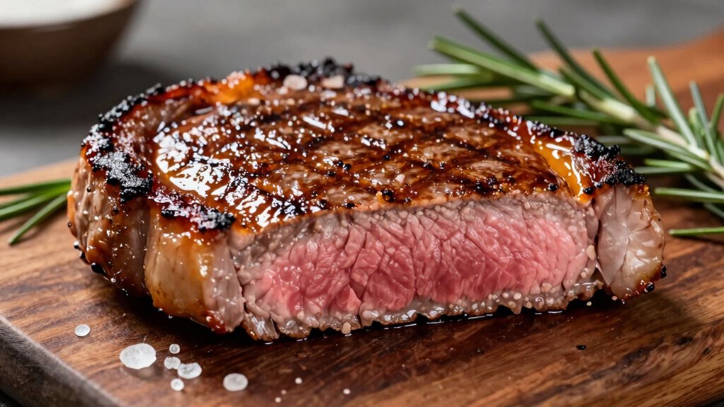 even heat ensures juicy steak