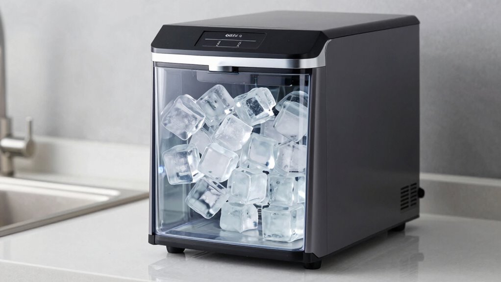 filtered water produces clearer ice