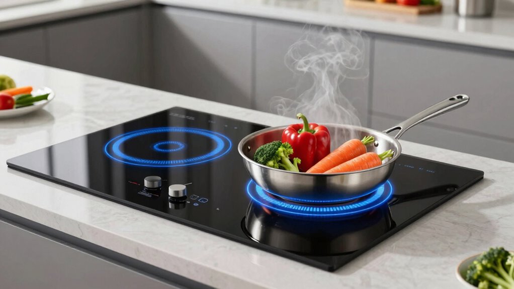 healthy induction cooking features