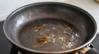 high heat damages nonstick pans
